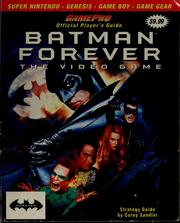 Cover of: Batman Forever by Corey Sandler