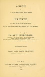 Outlines Of A Philosophical Argument On The Infinite Open - 