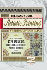 Cover of: The handy book of artistic printing by Doug Clouse