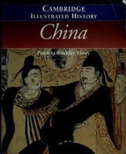 The Cambridge illustrated history of China by Ebrey, Patricia Buckley