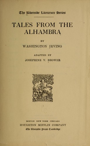 washington irving alhambra tales