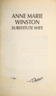Substitute Wife by Anne Marie Winston