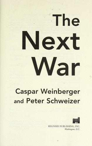 caspar weinberger the next war pdf