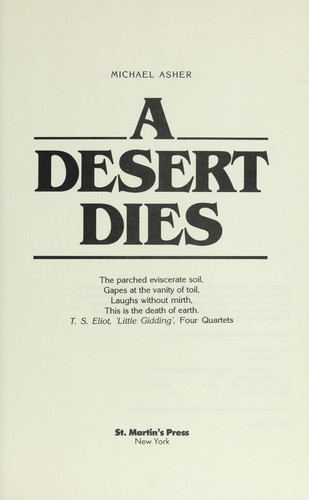 A Desert Dies Open Library