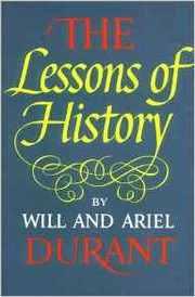 Cover of: The lessons of history by Will Durant