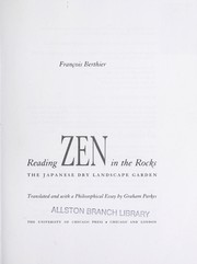 Reading Zen in the rocks by François Berthier