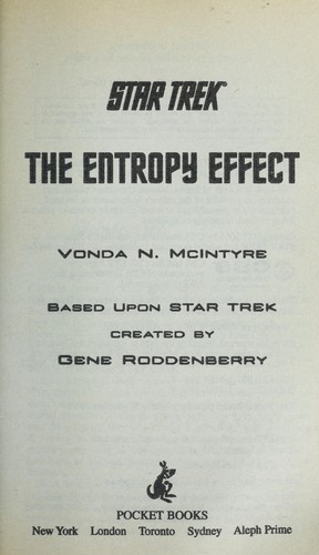 The Entropy Effect by Vonda N. McIntryre