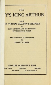 Cover of: The boy's King Arthur by Thomas Malory