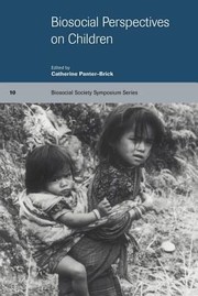 Cover of: Biosocial perspectives on children by Catherine Panter-Brick