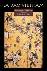 Cover of: Vietnamese folk poetry by John Balaban