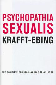 Cover of: Psychopathia sexualis by Richard von Krafft-Ebing