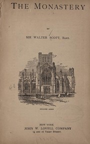 Cover of: The monastery by Sir Walter Scott