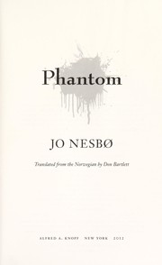Cover of: Phantom by Jo Nesbø
