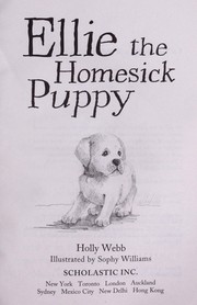 Ellie The Homesick Puppy by Holly Webb