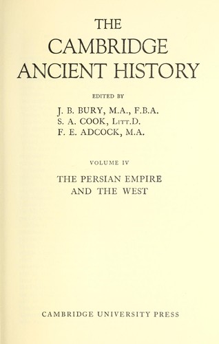 The Cambridge Ancient History - 8007951 L