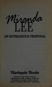 Outrageous Proposal od Miranda Lee