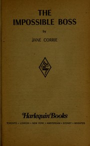 The impossible boss by Jane Corrie
