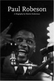 Cover of: Paul Robeson (Lives of the Left) by Martin B. Duberman