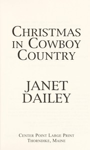 Christmas in cowboy country by Janet Dailey