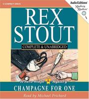 Cover of: Champagne for One by Rex Stout