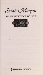 An Invitation to Sin (Sicily's Corretti Dynasty #2) by Sarah Morgan