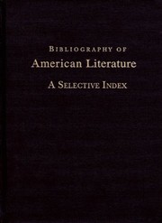 Bibliography of American literature by Michael Winship