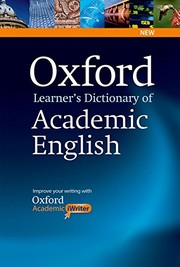 Oxford Learner's Dictionary of Academic English by NA