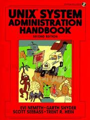 Cover of: Unix system administration handbook by Evi Nemeth