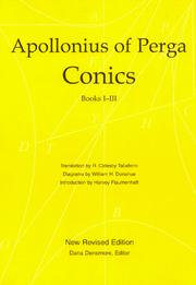 Cover of: Conics (Books 1-3) by Apollonius of Perga, William H. Donahue