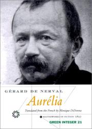 Cover of: Aurelia by Gérard de Nerval