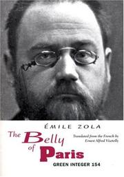 Cover of: The Belly of Paris (Green Integer) by Émile Zola