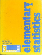 Elementary statistics by Robert Russell Johnson, Patricia J. Kuby