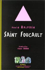 Cover of: Saint Foucault by David Halperin